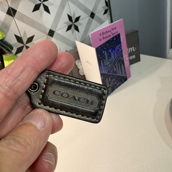 Coach Patchwork Adjustable/Shoulder Bag - Black and Dark Pink - Picture 3 of 7